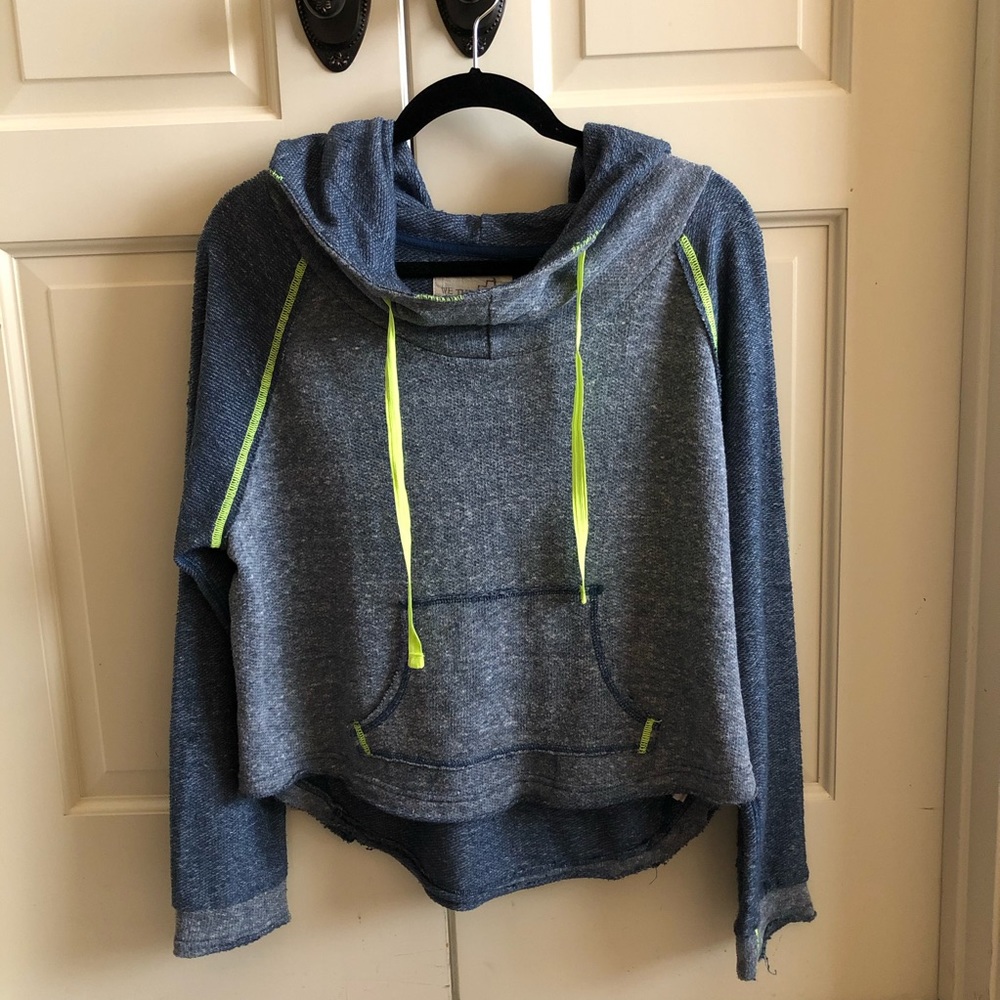 Free People Hoodie Sweatshirt Cozy Pullover Size M